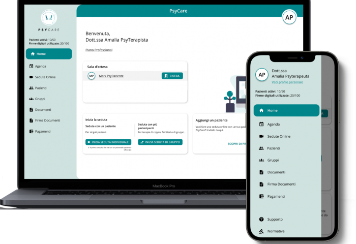 DISPOSITIVI PER LA TERAPIA ONLINE