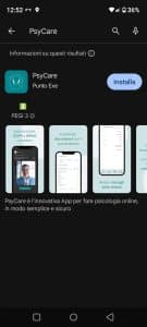 App del software per il paziente sul Playstore