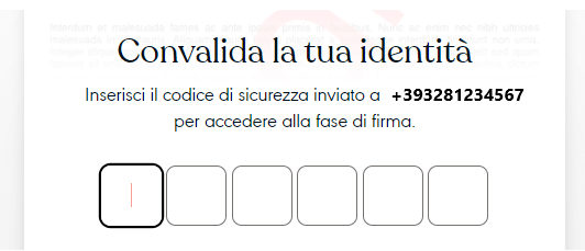 Invio sms