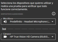 seleziona audio video es