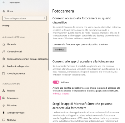 impostazioniWindows